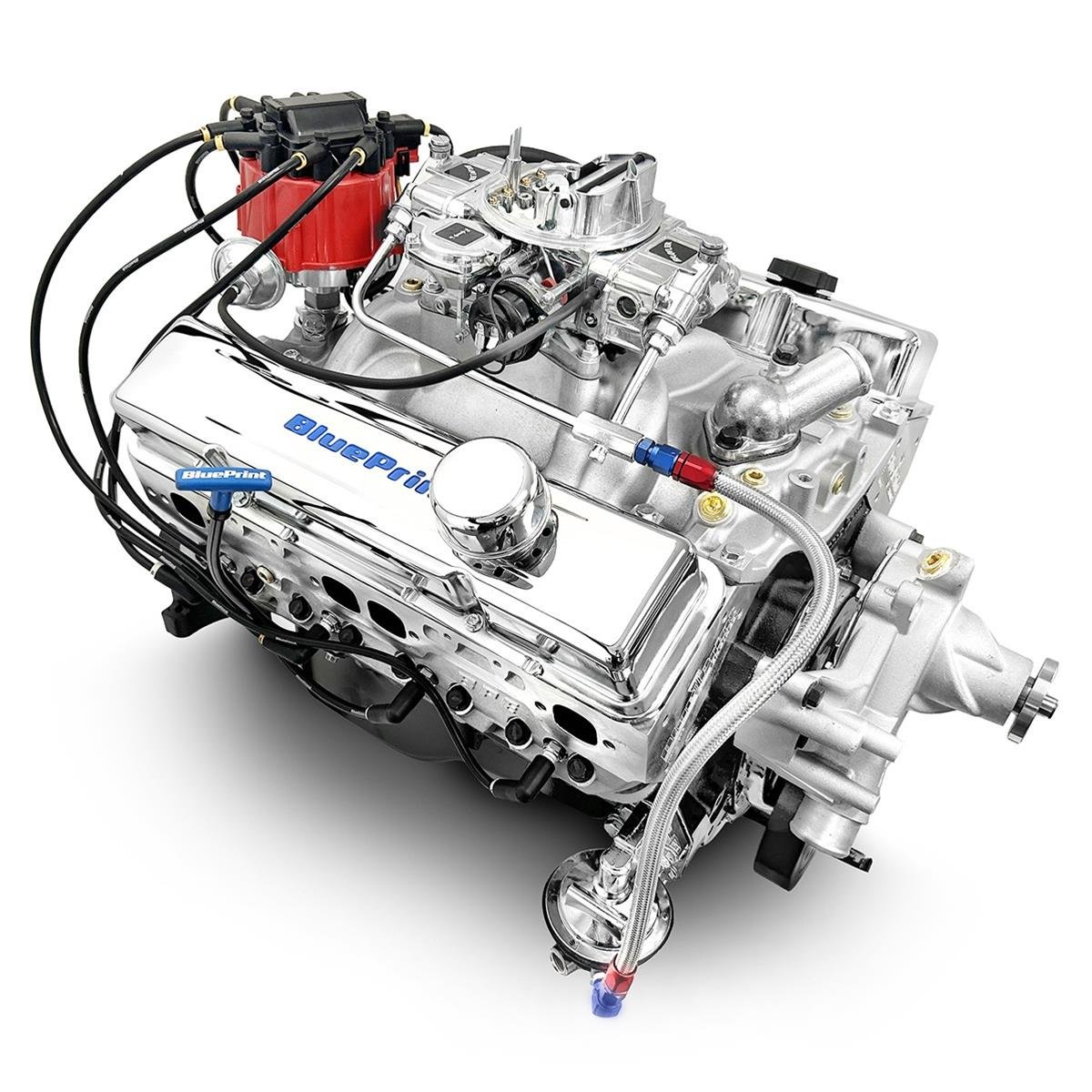 BluePrint Engines GM 350 C.I.D. 390 HP Dressed Long Block Crate Engines BP3505CTCD - Image 4